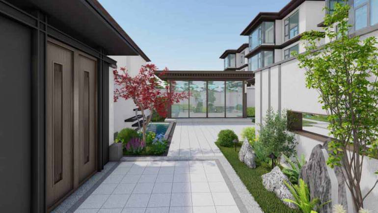 花园设计丨萧山曹家埭新中式花园