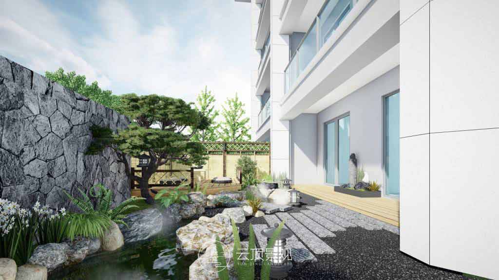 花园设计-禅意日式庭院5