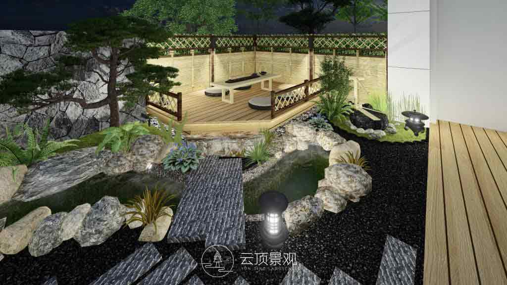 花园设计-禅意日式庭院9