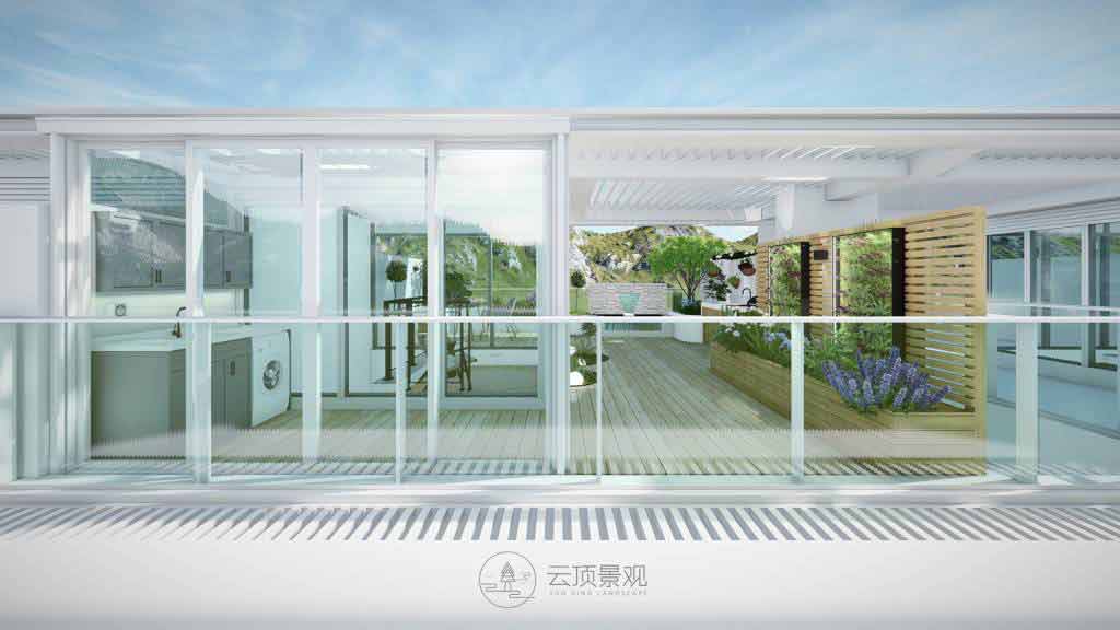 花园设计-简约屋顶花园3