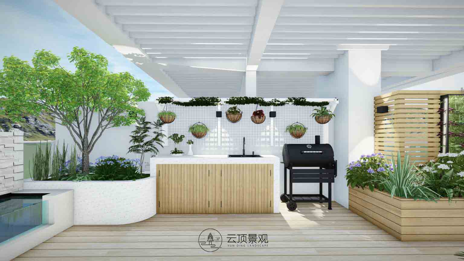 花园设计-简约屋顶花园7