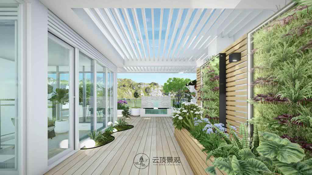 花园设计-简约屋顶花园9