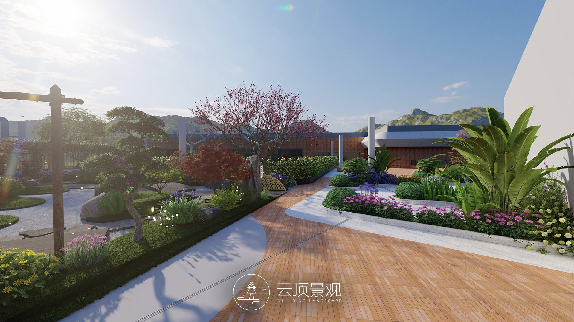 杭州屋顶花园设计-花园餐厅5